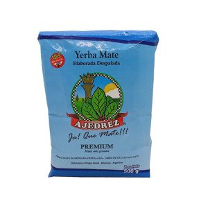 Yerba Mate Ajedrez Premium Despalada X 500 Grs (intensidad Fuerte)